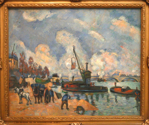 'Am Quai de Bercy in Paris' by Paul C&eacute;zanne, 1873-1875.